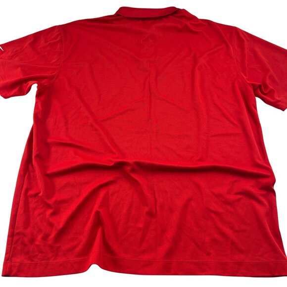 Nike Golf Dri-Fit XXL Red Polo Shirt Mens Short Sleeve - Picture 5 of 5